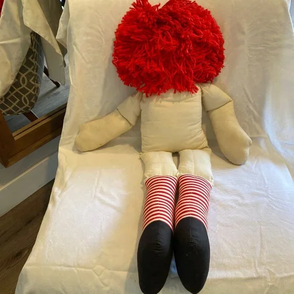 Vintage Large Raggedy Ann Doll 35” -‎ No Clothing - Classic Collectible - Picture 5 of 6